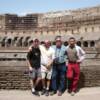 Jason Arnold, Ingmar, Huk and Giovanni Policastro at the Colosseum.